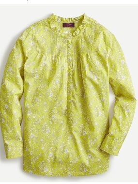 J. Crew x Liberty of London popover  top in Summer Blooms sz XL